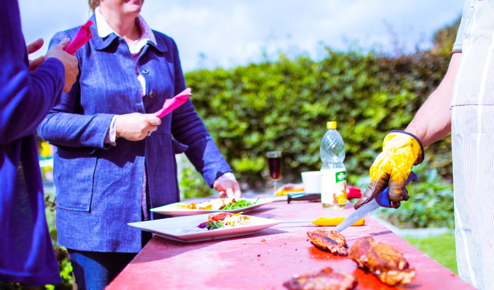 Service des grillades en événement — La Flambée
