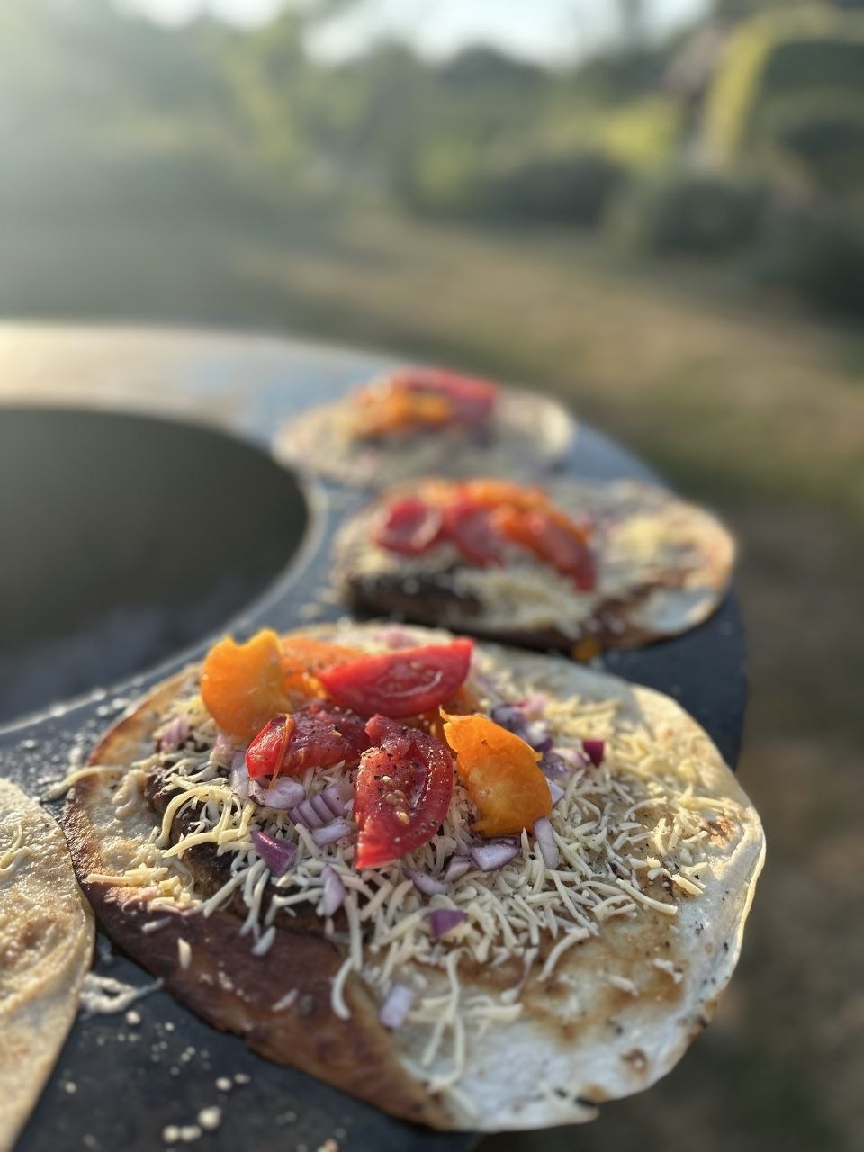 Pizzas artisanales cuites au feu de bois — La Flambée